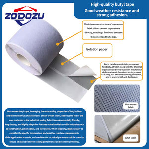 Ruban butyle non tissé renforcé Conception écologique pour joint de dilatation en béton Étanchéité Toit clignotant Réparations Imperméabilisation - Product Image 6