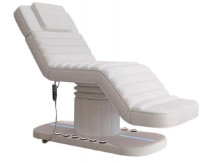 Table de massage électrique à 3 moteurs pour salon, table de soin du visage, table pour extensions de cils, table de beauté cosmétique avec commande au pied - Product Image 1