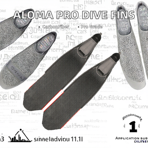 Aletas de Natación de Fibra de Carbono de Calidad Profesional, Hoja Larga, Llaves de Buceo Libre para Buceo Libre - Product Image 5