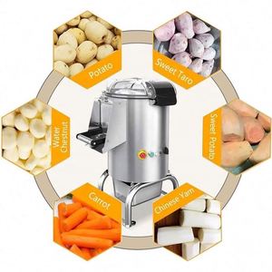 Machine à éplucher les pommes de terre électrique compacte en promotion – Éplucheur automatique de fruits et légumes commercial pour usage domestique et agricole en Chine - Product Image 6