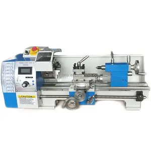 Youlike wm180v brushless 750w 7x12 ", alta precisão, mini torno de metal, distância de processo de torno, 300mm