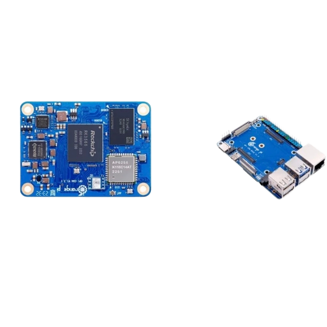 Orange Pi CM4 Development Board RK3566 SBC 1-8GB LPDDR4 EMMC 8-128GB WiFi5 BT5.0 BLE Industrial IoT AI Edge 55x40mm