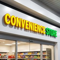 Enseigne extérieure LED personnalisée grand format 3D avec lettres lumineuses pour devanture de magasin, enseigne commerciale extérieure