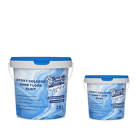 Peinture époxy nano-siliconeuse à base d'eau pour sols, émulsion liquide de revêtement pour l'étanchéité des terrains de sport et la couverture des sols
