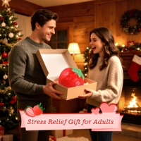 Balle anti-stress géante en TPR souple de 6 pouces en forme de fraise, à remontée lente, jouet sensoriel pour soulager l'anxiété, pour les enfants de 5 à 7 ans et les adultes