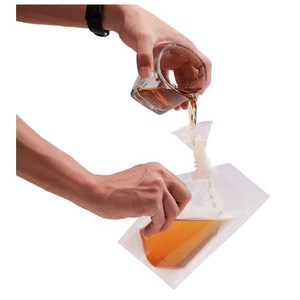 <span class=keywords><strong>Vin</strong></span> jus de boisson portable pratique pliable portable stand up pochette <span class=keywords><strong>bec</strong></span> de jus en <span class=keywords><strong>plastique</strong></span> - Product Image 3
