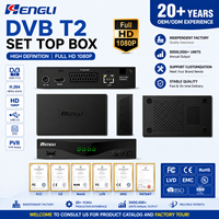 Receptor de TV Digital Terrestre DVB T2 Inteligente de Doble Núcleo, Full HD 1080p, H264/MPEG4, con WiFi 802.11n 2.4GHz