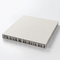 Panel Sarang Lebah Aluminium Motif Bulu Beige Tahan Api, Ramah Lingkungan, Ringan, dan Khusus untuk Pelapis Dekoratif Interior