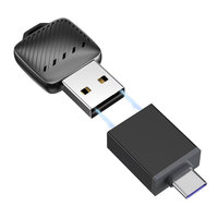 Adaptador Inalámbrico 2 en 1 para Carplay y Android Auto, Convierte Carplay/Android Auto con Cable a Inalámbrico para Autos
