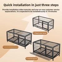 Poulailler extérieur robuste avec plateau à œufs, cage à volailles galvanisée pour cailles, canards, pigeons, volière pour petits animaux