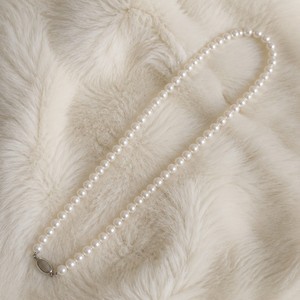Colliers en perles d'imitation rondes plaquées argent, fabrication OEM/ODM, vente en gros, bijoux élégants pour femmes - Product Image 3