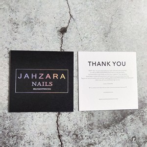 Tarjeta de Agradecimiento Personalizada con Logotipo <span class=keywords><strong>para</strong></span> Compras en Línea, Impresión CMYK, Cartulina y Papel Kraft - Product Image 2