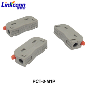 ขั้วต่อไฟฟ้า 1 ขา 10A 250V มาตรฐาน CE RoHS สำหรับอุปกรณ์ไฟฟ้า ขั้วต่อสายไฟฟ้าแบบเร็ว หน้าสัมผัสทองเหลือง PCT-2-M1 - Product Image 4