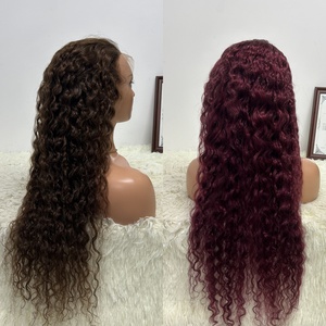 Promotion : Perruques en cheveux naturels 13x4 avec dentelle transparente, de 22 à 36 pouces, en solde, qualité 10A, lisses ou ondulées, vierges, vente en gros - Product Image 4