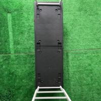 Carretilla de Plataforma Tipo U de Acero de Alta Resistencia con 6 Ruedas, Mango Plegable, Capacidad de 400 kg, para Logística de Almacenes Industriales y Supermercados