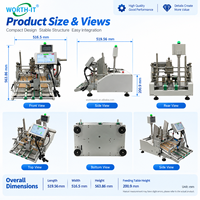 Nouvelle machine d'inspection d'étiquettes 2024 avec compteur, alimentation par friction et fonction de comptage pour étiquettes, cartes, enveloppes rouges et papier