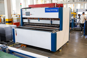 เครื่องเชื่อมจุดอัตโนมัติ CNC แบบลมสำหรับงานผลิตแผงชั้นวางตู้ - Product Image 3