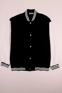 Chaqueta de béisbol para hombre, color negro, estampado, alta calidad - Product Image 2