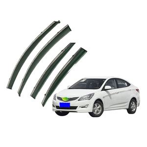 Pare-soleil et déflecteur de fenêtre en acier inoxydable pour HYUNDAI VERNA / SOLARIS / ACCENT 2010-2016 - Product Image 1