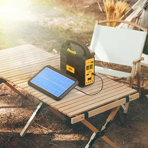 태양 미니 조명 전원 키트 휴대용 Powerbank 패널 홈 라디오 시스템 다기능 전원 키트