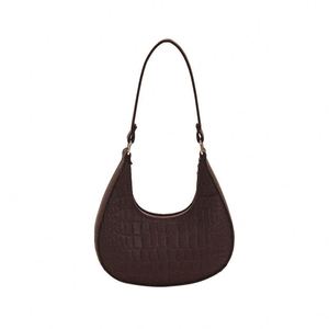Sac à main décontracté, polyvalent et élégant, de grande taille, avec fermeture éclair, en polyester, pour l'automne/hiver, au design moderne et - Product Image 6
