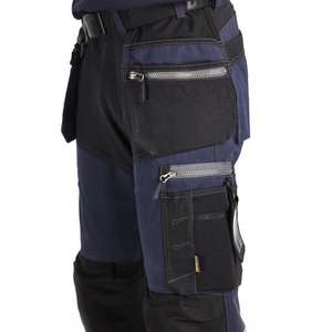 BLAKLADER - 159713438699C50 Pantalones piratas elásticos Azul marino oscuro/Negro-PANTALONES DE TRABAJO EAN 7330509803035 PANTALONES DE TRABAJO DE CARGA - Product Image 5