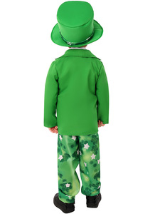 Disfraz de <span class=keywords><strong>Duende</strong></span> Irlandés para el Día de Irlanda, Chaleco <span class=keywords><strong>Verde</strong></span>, <span class=keywords><strong>Traje</strong></span> de <span class=keywords><strong>Duende</strong></span> Irlandés, Disfraz Divertido para Niños - Product Image 5
