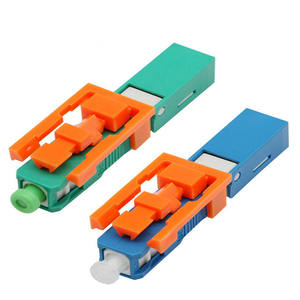 Connecteur optique FTTH, épissage à froid SC <span class=keywords><strong>APC</strong></span> UPC, assemblage rapide de terrain, connecteur optique avec clé de verrouillage - Product Image 1
