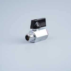 خيط BSPT/NPT أنثوي ذكر نحاسي لصمام زيتي كروي ذو اتجاهين من النحاس الأصفر - Product Image 1