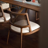 Chaises de salle à manger contemporaines en bois avec dossier, prix de gros, pour hôtels et usage domestique, durables, écologiques, design moderne