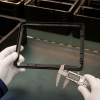 Cadre d'écran tactile en aluminium thermolaqué pour affichage de kiosque, TV, pièces personnalisées OEM ODM