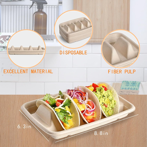 Caja de Papel para Sushi y Tacos, Moderna y Ecológica, para Llevar, Bandeja Desechable para Comida para Llevar - Product Image 3