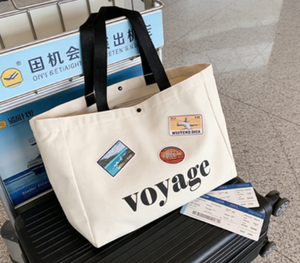 Sac fourre-tout en toile de coton personnalisé avec logo imprimé - Product Image 1