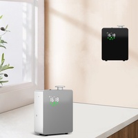 Diffuseur d'arômes portable grande capacité avec éclairage LED, construction métallique écologique, télécommande, humidification et minuterie, fonctionnant sur batterie