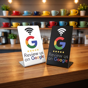 Support NFC intelligent <span class=keywords><strong>en</strong></span> PVC pour réseaux sociaux, table RFID vierge pour avis Google - Product Image 6