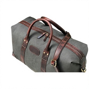 Sac de voyage en cuir véritable pour homme, imperméable, écologique, de luxe, pour le vélo, de haute qualité, grande capacité, en polyester, fabriqué en Inde - Product Image 5