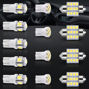 Lot de 13 ampoules LED T10 Festoon 31mm 6000K Blanc pour éclairage intérieur de voiture, plafonnier, carte, plaque d'immatriculation, coffre et feux de position latéraux - Product Image 3