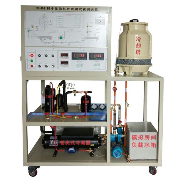 BEICHENG Refrigeration Compressor Performance Testing Training Device Metal ISO9001 Certified Electric Powered for Vocational