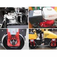 Compacteur vibrant à double tambour diesel refroidi par eau - Mini-compacteur durable pour le compactage du sol et de l'asphalte