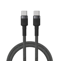 Câble USB C Type C 1m 2m Cordon de charge rapide pour appareils IOS Compatible pour Xiaomi pour Samsung pour Huawei Macbook Pro iPad Fil Nyl