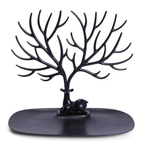 R. Vassoio di cervo gemma portaoggetti <span class=keywords><strong>albero</strong></span> corno espositore espositore gioielli <span class=keywords><strong>porta</strong></span> <span class=keywords><strong>orecchini</strong></span> elegante ed elegante contenitore di gioielli - Product Image 1