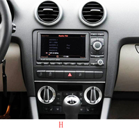 Navigation GPS Android 7 pouces pour Audi A3 8P S3 RS3 2003-2011, écran multimédia intelligent pour voiture, Carplay, WIFI