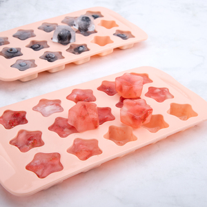 Molde para Hielo con 15 Cavidades en Forma de <span class=keywords><strong>Estrella</strong></span> Pequeña para Niños, para Helados de Frutas Congeladas - Product Image 6