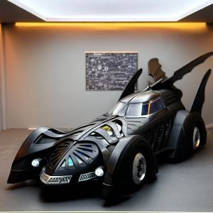 Modellino Auto 1:18 Licenziato Batman 1995, Modello in Lega con Suoni e Luci, Veicolo Giocattolo in Metallo da Collezione - Product Image 6