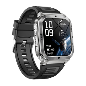 Jam Tangan Pintar 2025 Pelacak Kebugaran Android Oksigen Darah Tekanan Darah Layar Persegi 1,83 inci Tahan Air 3 ATM GPS Kompas - Product Image 4