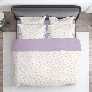 Modern 4-Piece 100% Cotton Block Print Kids <strong>Duvet</strong> Cover Bedding Set-Luxury Soft Designer <strong>Toddler</strong> Quilt Bedding - Product Image 1