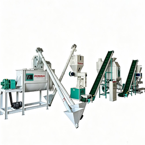 Planta Compacta Llave en Mano de 1-2 T/H para la Producción de Pienso en Pellets para Pollos y Cerdos con Sistema de Enfriamiento - Product Image 1
