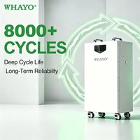 Batterie de stockage solaire domestique Whayo 14kWh 16kWh 51.2V 314Ah 15kWh LiFePO4 avec communication RS485 RS232