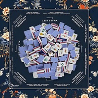 Mahjong américain extra-large à 4 couches, 160 tuiles, tapis Cornflower Blue Nightingale