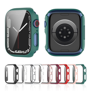 <span class=keywords><strong>Coque</strong></span> de protection anti-rayures <span class=keywords><strong>pour</strong></span> <span class=keywords><strong>Apple</strong></span> <span class=keywords><strong>Watch</strong></span> <span class=keywords><strong>7</strong></span> 41mm 45mm verre trempé + étui de protection <span class=keywords><strong>pour</strong></span> PC - Product Image 1
